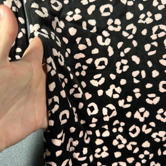 Kate Spade New York Pajama Dress Womens L Leopard Print Long Sleeve Pockets NWT - Picture 9 of 13